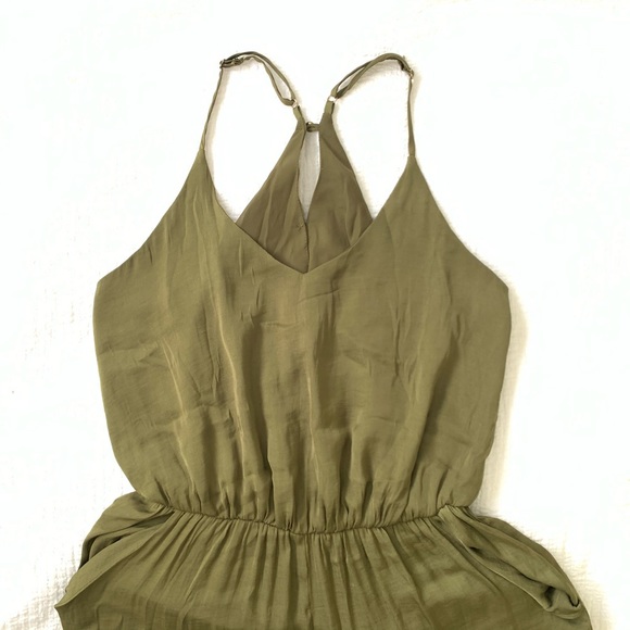 Xhilaration olive satin jumper - Picture 2 of 4